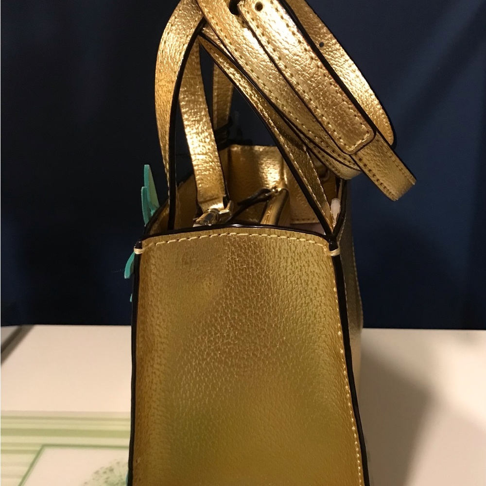🌴🦩RARE BNWT Kate Spade New York by the Pool Flamingo Sam leather crossbody🦩🌴 - Picture 5 of 16
